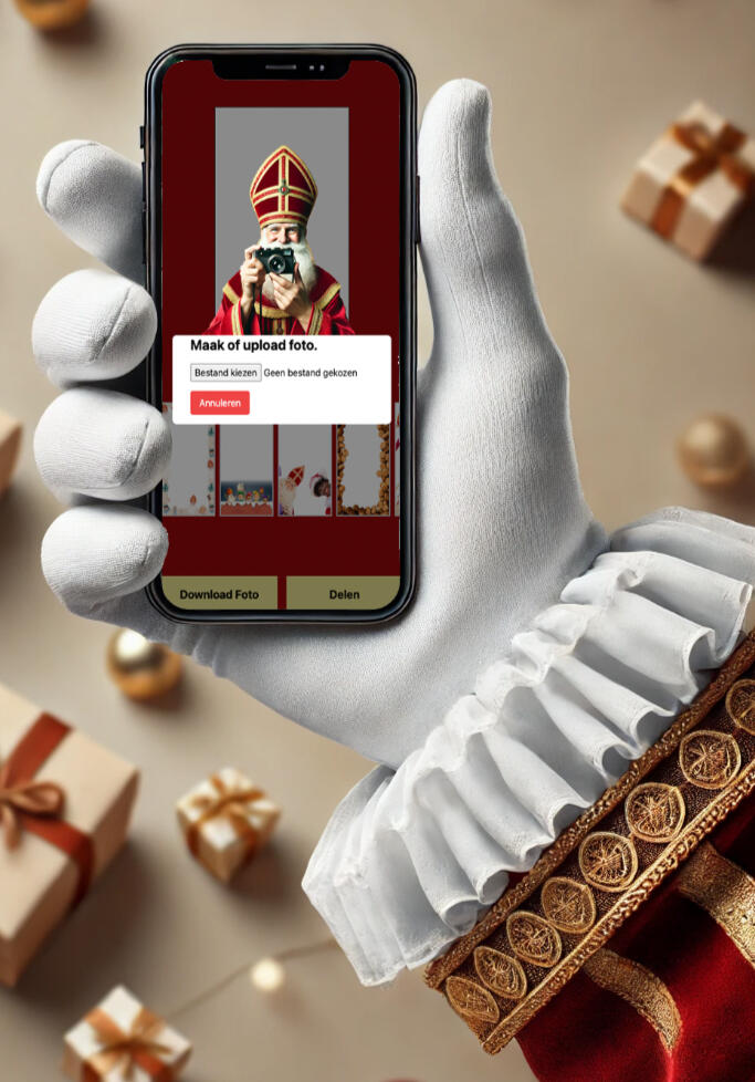Sinterklaas photobooth